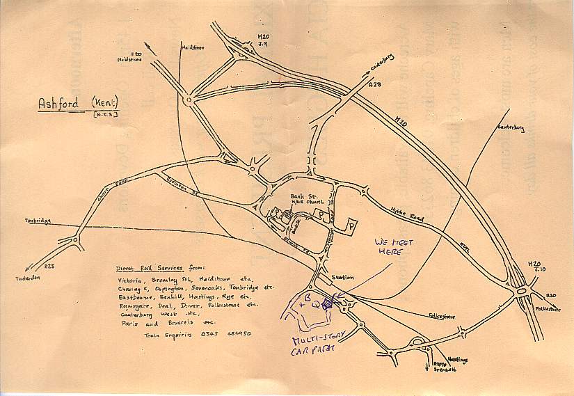 Map of Ashford