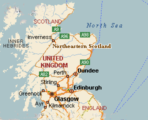 Scotland map